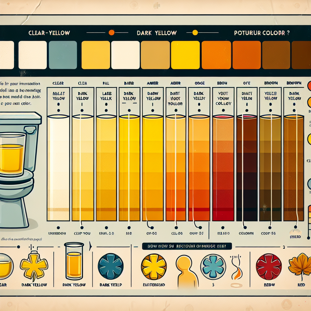 Urinfarbe Tabelle